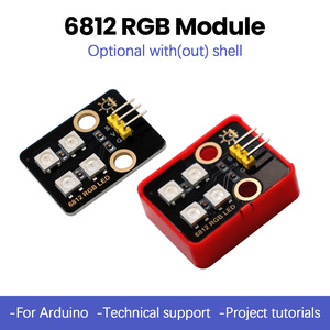 Modulo LED elettronico fai da te di alta qualità opzionale con (out) Shell compatibile con Lego 6812 modulo LED RGB per Arduino