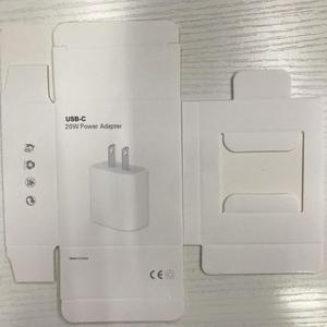 カスタム携帯電話高速充電器包装箱Pd20w米国標準充電ヘッド男女兼用紙包装箱USB充電器ケーブル用
