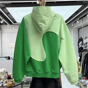 Toptan fabrika fiyat pamuk polar baskısız kapşonlu üst yüksek kaliteli termal astarlı iki ton tek parça Hoodie kadınlar Logo ile