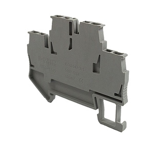 CE,TUV Electrical <strong>Double</strong> Level <strong>Spring</strong> Cage Self-locking DIN Rail Pluggable <strong>Terminal</strong> <strong>Blocks</strong> PA66 - Product Image 3