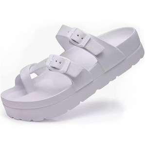 2025 New EVA Platform Sandals Women's Summer Slip-On <strong>Feeling</strong> Thick <strong>Bottom</strong> for Slippers with Soft <strong>Bottom</strong> for Foreign Trade - Product Image 3