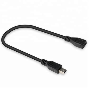 30厘米 50厘米迷你 USB 5 针男性微型 USB 5 针数据线 USB2.0 迷你 BM 微型 BF 圆线 - Product Image 1