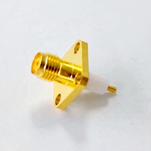 12.7mm SQフランジ工場SMAメスジャックRF同軸コネクタ拡張8mm絶縁体と<span class=keywords><strong>3mm</strong></span>ピン