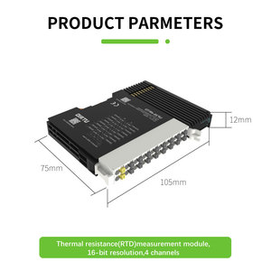PLC temperatura IO módulo IP20 sistema de bus distribuido soporte 4 módulos Resolución de 16 bits - Product Image 3
