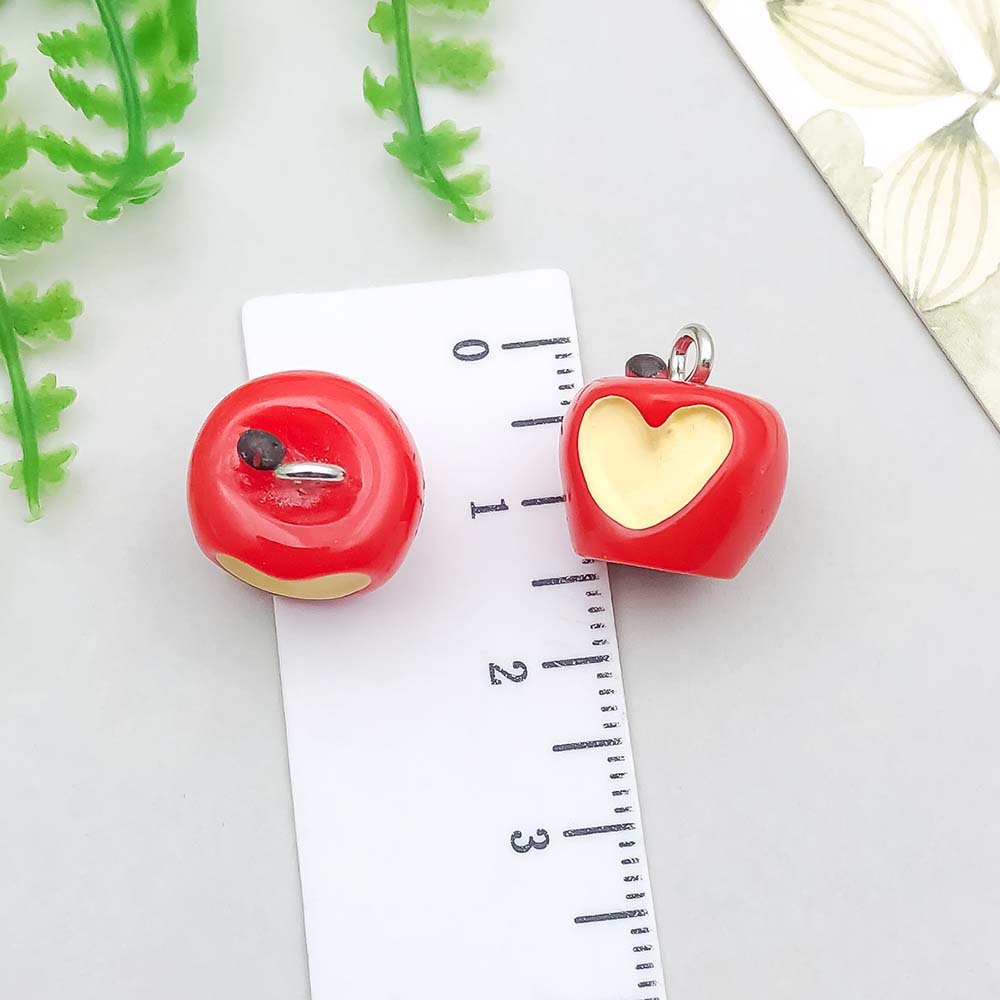 Apple with Heart cut red