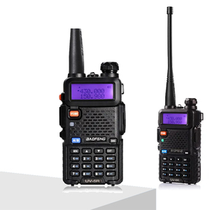 Baofeng-Radio de mano de banda dual, walkie talkie Uv 5R 5W, Radio VHF UHF, de largo alcance - Product Image 1