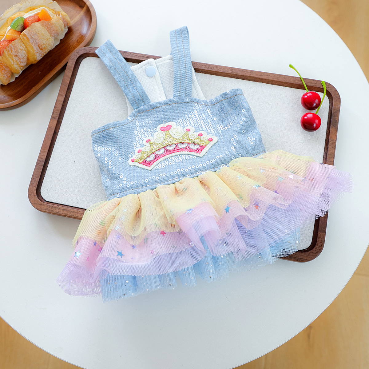 Rainbow Crown Tulle Skirt