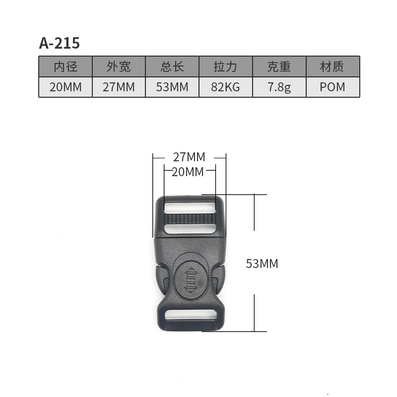 Bouton noir A215-20MM)