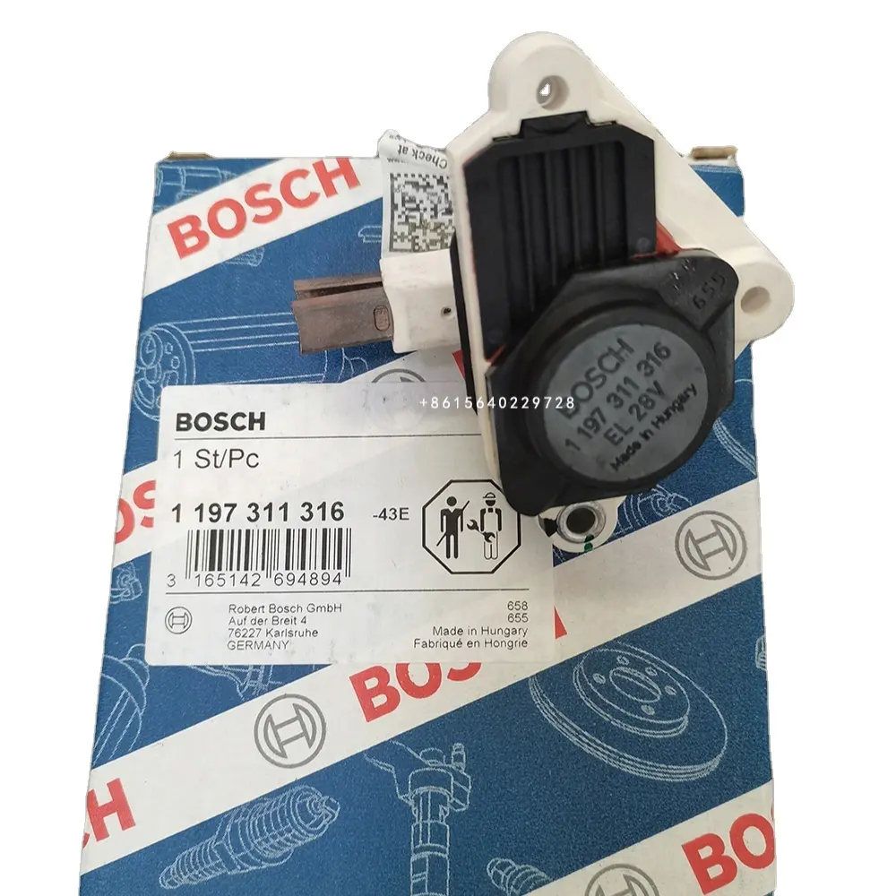 Para regulador de alternador Bosch 24V/regulador de voltaje para mercedes-benz 1197311316