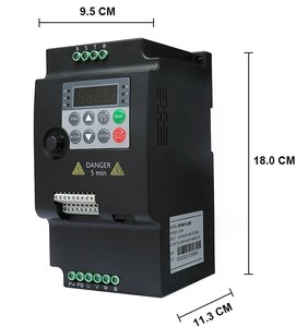 Convertidor de frecuencia vectorial VFD mini inversor de frecuencia monofásico 220V trifásico 380V 750W-5.5KW controlador de velocidad del motor - Product Image 3