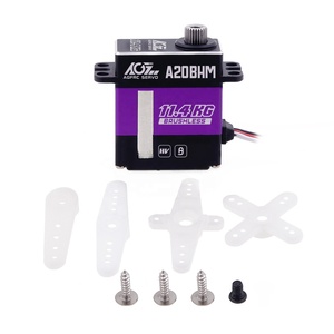AGFRC A20BHM RC Mini Servo 11.4KG Torque 0.068sec Fast <strong>Speed</strong> Programmable Digital HV Mini Brushless Servo for 1/24 Scale RC Cars - Product Image 2