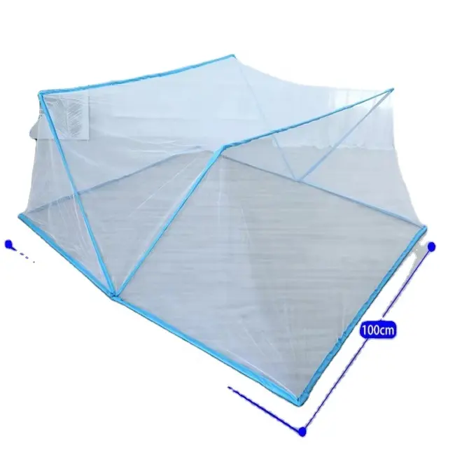 Venta al por mayor de mosquitera plegable para bebé y dosel de cama de malla de tela antimosquitos cubierta de tienda de campaña para bebé