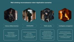 روبوت جاسوس AI لسقف ممتز عالي الضغط لتسلق الجدار لجميع أسطح الجدران تنصت فحص أمني مركبة زاحفة - Product Image 4