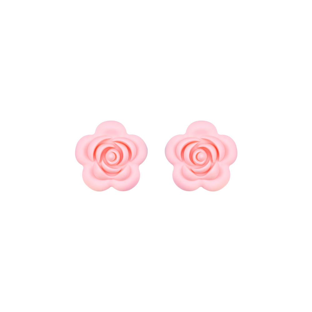 Rose Focal bead Light Pink SA37