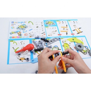 クリエイティブDIYゲームプラスチック自己組み立てブロックモデルおもちゃ開発ビルドアンドプレイおもちゃセット子供用 - Product Image 4