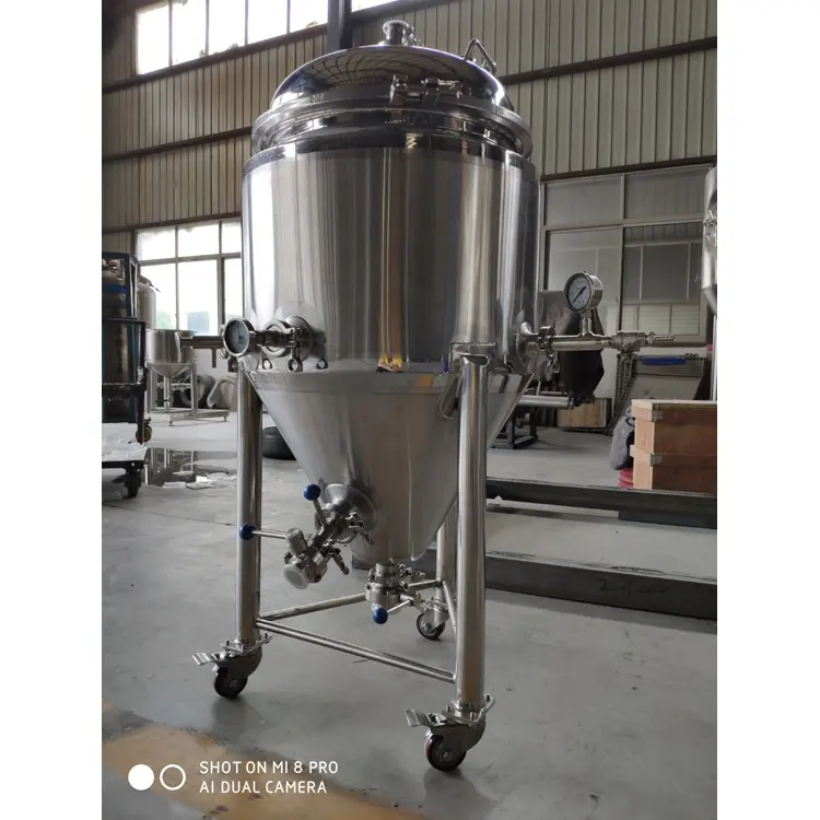 100 liter beer brewing conical fermenter