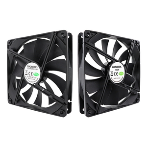 Coolcox 140x140x25mm DC trục quạt làm mát 140mm 12/24V quạt thông gió với lưỡi nhựa cung cấp điện PC trường hợp nóng - Product Image 6
