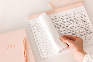 Custom Print Tear Off Daily Reflection Affirmations Meals Exercise Wellness Tracker Desk Planning Pad to Do List <strong>Notepad</strong> - Product Image 6
