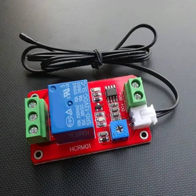HCRM01 Temperature relay Switch 12v Thermal overload Relay Control Sensor Module