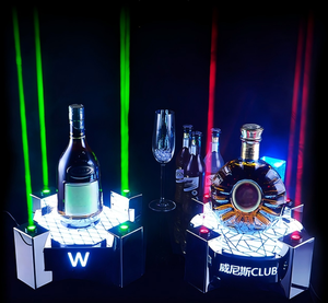 Gece Kulübü Şişe Glorifier'i için Özel Led Işıklı Akrilik Şampanya Şişesi Servis Sunucusu Glorifier - Product Image 5