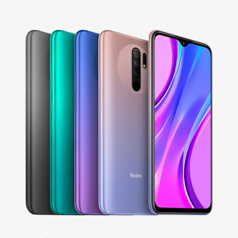 الجملة Xiaomi Redmi 9 4 + 64GB المزدوج بطاقة 4G LTE لوس telfonos mviles usados الهواتف المحمولة المحمول الروبوت