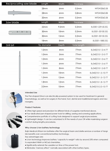 نظام <span class=keywords><strong>BOJIN</strong></span>-أدوات كهربائية طبية متعددة الوظائف تعمل بالبطارية لجراحة الوجه والفكين واليد والقدم وجراحة العظام الصغيرة - Product Image 4