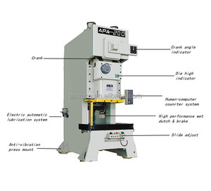 APA-200B C型单点自动给料机气动动力压力机 - Product Image 1