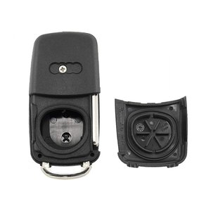 3ボタンリモートキーシェルHU66ブレードバッテリー付きケースなしアウディA1 A3 A4 A6 A8 A8 Q5 Q7- - Product Image 5