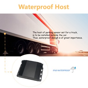 Pantalla LED de 4 sensores, sistema de sensores de estacionamiento inverso para coche, Ayuda de marcha atrás, Detector de punto ciego impermeable, Sensor de estacionamiento - Product Image 3