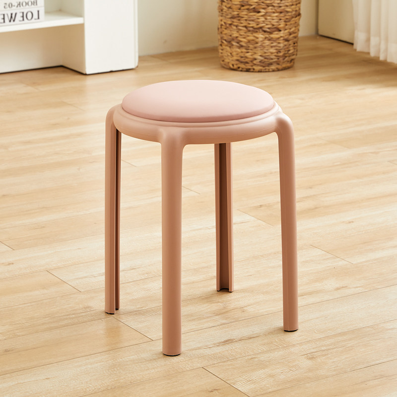 Pink powder leather thickened