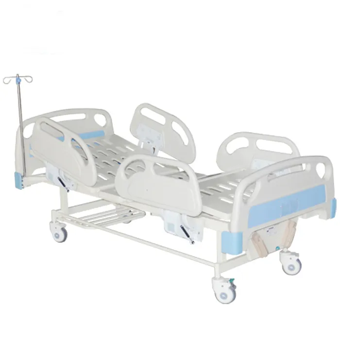 YC-T2618L Twee Functie Verpleging Bed Handleiding Ziekenhuisbed Ziekenhuis Apparatuur 2 Krukken Handleiding Ziekenhuis Bed