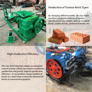 Старая машина для производства кирпича из красной глины - Product Image 5
