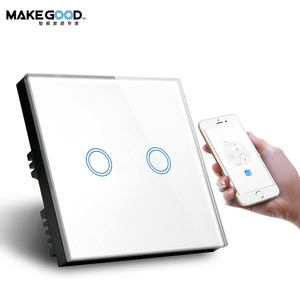 Makegood Wi-fi電気2ギャング3ギャングスイッチtecnologiainteligente para el hogar interrupteur electrique Tuya電気スイッチ