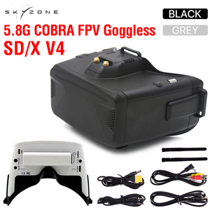 2024雪人新天区眼镜蛇X V4 FPV护目镜5.8Ghz 48CH FPV接收器1280x720液晶显示器，带遥控飞机FPV赛车无人机数字录像机 - Product Image 4