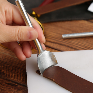 3-<strong>50mm</strong> Leather <strong>Cutter</strong> Half Round Punch DIY Leather Cowhide Craft Tool for Belt End Punch Wallet Strap Leather Tool - Product Image 4