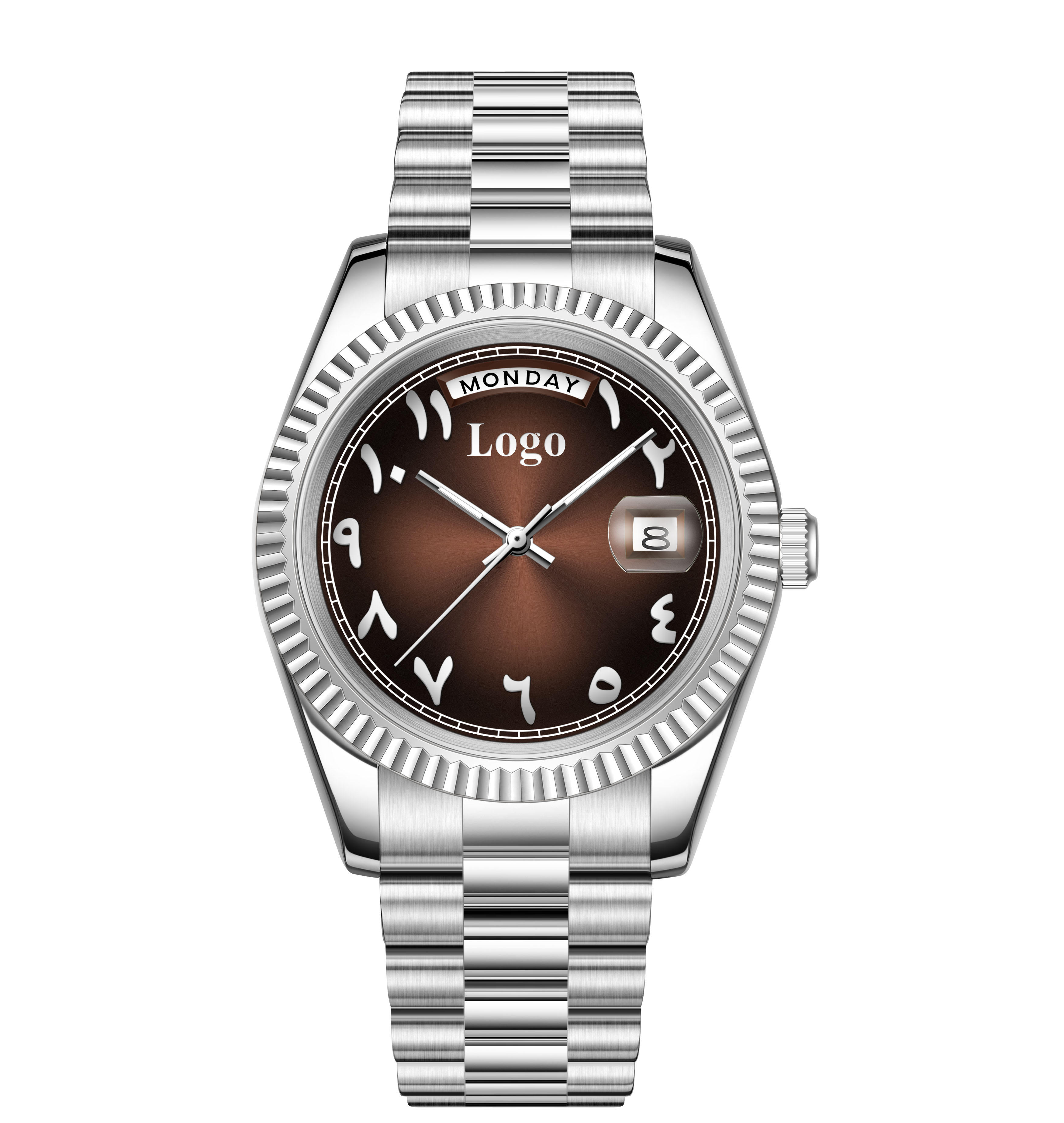 silver black coffee dial