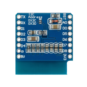 0,66-Zoll-OLED-Anzeigemodul LCD IIC/I2C-Schnittstelle FÜR D1 MINI-Display