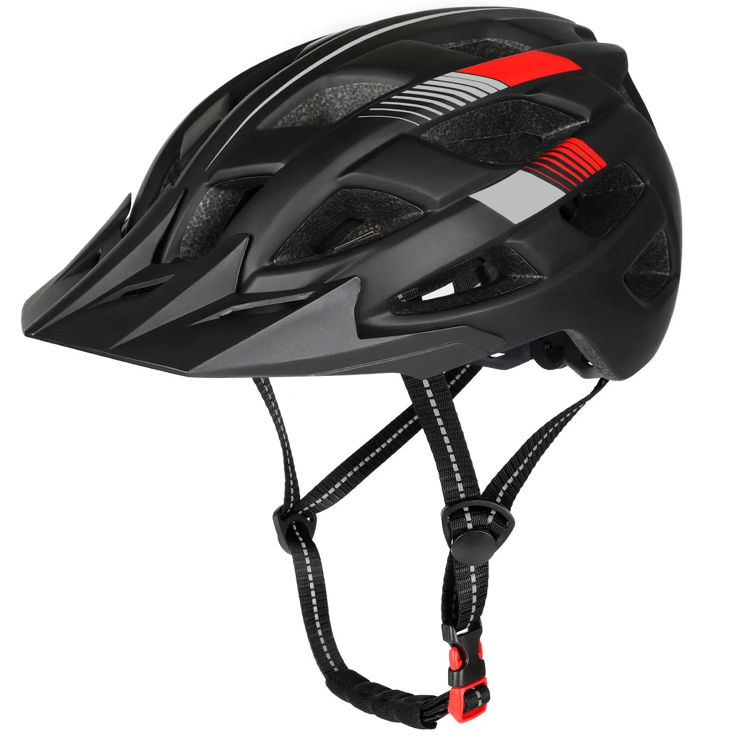 OEM helm sepeda gunung untuk anak-anak, helm bersepeda dengan visor surya, helm sepeda gunung yang dapat dilepas untuk anak-anak