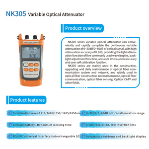 Sợi quang thiết bị quang học vạn năng kỹ thuật số màn hình LCD biến Suy hao quang học - Product Image 5