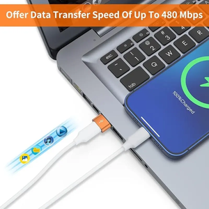 อะแดปเตอร์แปลงอะแดปเตอร์แปลง USB Type C ตัวเมียเป็น USB ตัวผู้เป็นตัวเมียสำหรับแท็บเล็ต - Product Image 3