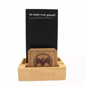 Gỗ cao cấp Menu hiển thị đứng wooded dấu hiệu chủ bằng gỗ đơn chủ cho Nga VB Vàng Glen Avon UV Vodka - Product Image 4