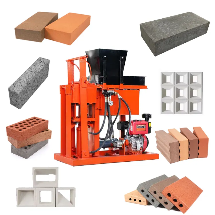 Macchina per la produzione di blocchi di mattoni cavi per macchine per la formatura di mattoni di sabbia di cemento in vendita