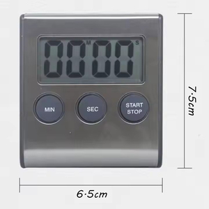Großer digitaler LCD-Countdown Magnetischer Küchen-Kocht imer Alarm für allgemeines Aussehen Kleines Kunststoff metall inklusive Halterung - Product Image 3