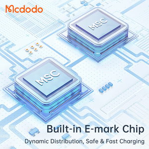 Mcdodo 284 Apagado automático Tipo C Cable Apagado automático 100W 5A E-mark Chip Distribución inteligente USB C a USB Cable de carga rápida - Product Image 4