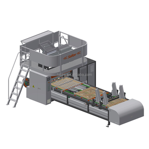 Colocación completamente automática de alta eficiencia para ensamblaje, apilamiento, manejo y transporte máquina de fabricación de palés europeos - Product Image 2