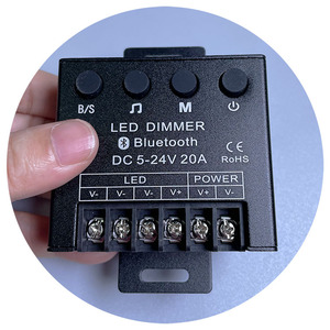 DC12V DC24V музыкальный голосовой пульт дистанционного управления bluetooth RF приложение музыкальный звук светодиодный свет RGB контроллер - Product Image 4