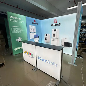 促销展示台模块化展示系统商展展台海报布艺灯箱