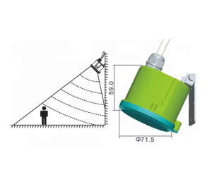 Sensor y atenuación Sensor de movimiento de microondas ST759B de 360 grados con función inteligente conveniente y práctica - Product Image 3