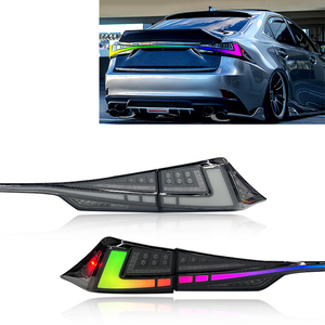 Zhengwo ไฟท้าย LED RGB สำหรับ IS250ของ Lexus IS300H IS350 2013-2021ตามลำดับสัญญาณเลี้ยวปลั๊กเล่นแบบไดนามิกสตาร์ทโคมไฟติดตั้งเพิ่มเติม - Product Image 4