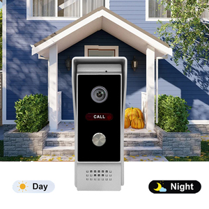 Puntos de venta de fábrica, envío gratis, cámara dorbell HD de 7 pulgadas, pantalla a color blanco, estilo simple, precio asequible, intercomunicador homekit para el hogar - Product Image 4